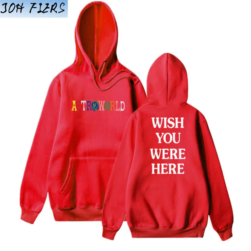 Новые толстовки с капюшоном с надписью «TRAVIS SCOTT ASTROWORLD WISH YOU WAS HERE», модная толстовка с капюшоном с надписью «ASTROWORLD», уличная одежда для мужчин и женщин, пуловер, толстовка