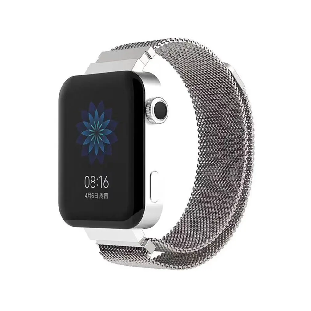 Сменный ремешок для часов Xiaomi Band Loopback Магнитный присоска из нержавеющей стали красивый простой дизайн