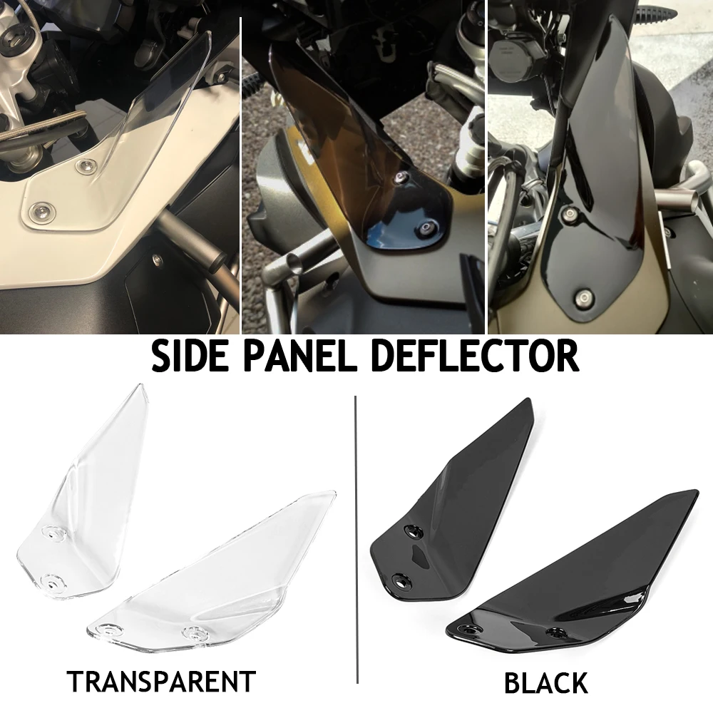 NEW R 1200 1250 GS ADV Side Windshield Windscreen Panel Wind Deflector For BMW R1200GS Adv 2014-2020 R1250GS Adventure 2019-2021 |