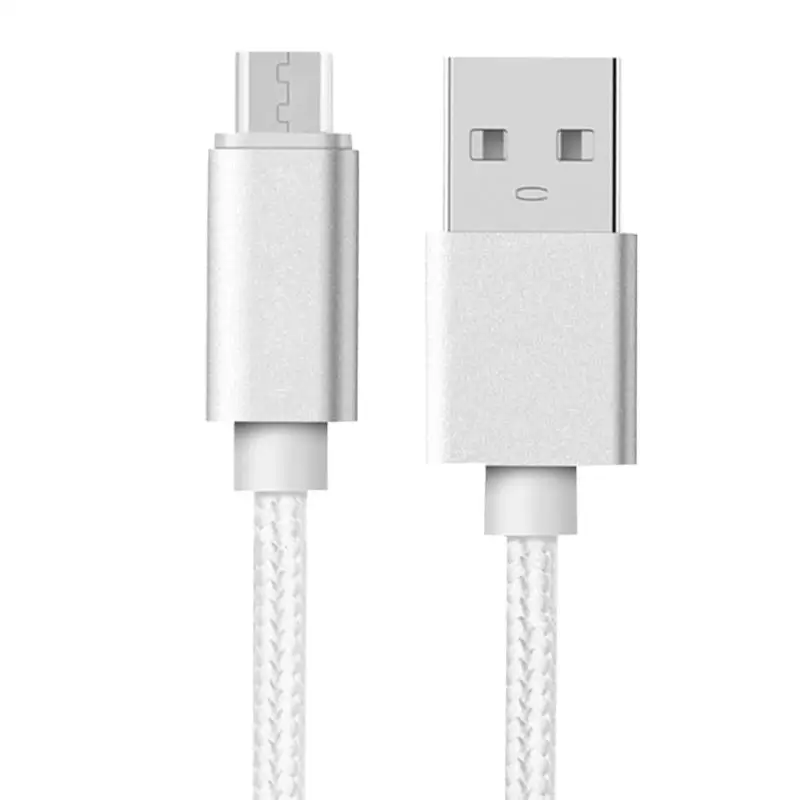 Тонкий 6 футов Кабели питания Горячая микро USB нейлон зарядный кабель для передачи данных Android телефон зарядный шнур провод передачи данных линия