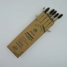5 шт. in1BOX натуральный экологически чистый бамбуковый уголь зубная щетка