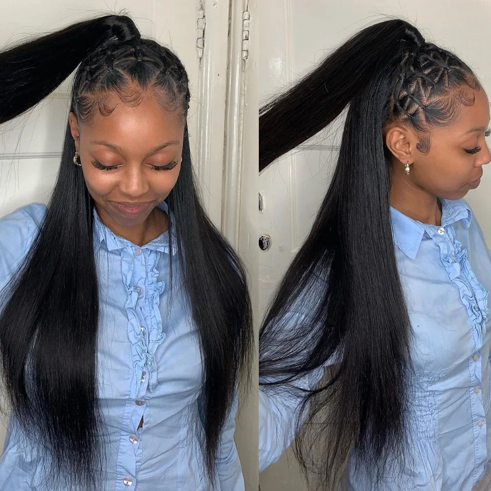 allove straight lace front wig2