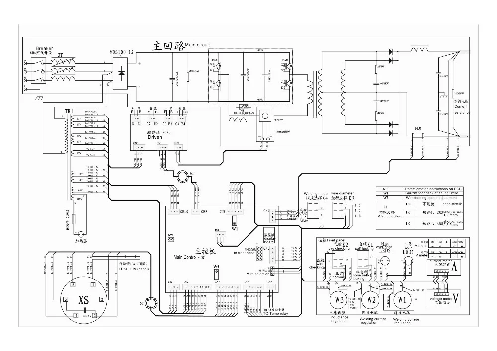 500A connection diagram