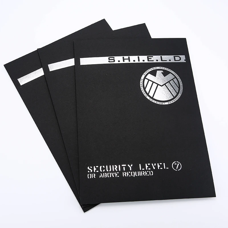 Agents of SHIELD a4 document Kraft file Folder shool archive paper folder office file Bag Stationery Accessory Cosplay file folder organizer
