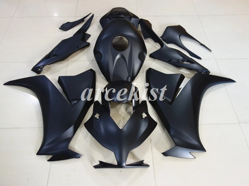 Литья под давлением ABS Полный обтекатели комплект Подходит для HONDA CBR1000RR 2012 2013 1000 RR CBR1000 тела комплект черный матовый