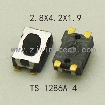 

500PCS 4Pin SMD Mini Button Switch 3X4MM Micro Button Switch Momentary Tact button used for key/Pad/speaker etc