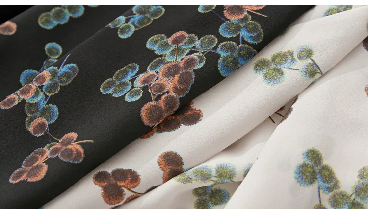 Amii минималистическая французская элегантная рубашка осень новая свободная лента Ретро печатная лента Топ