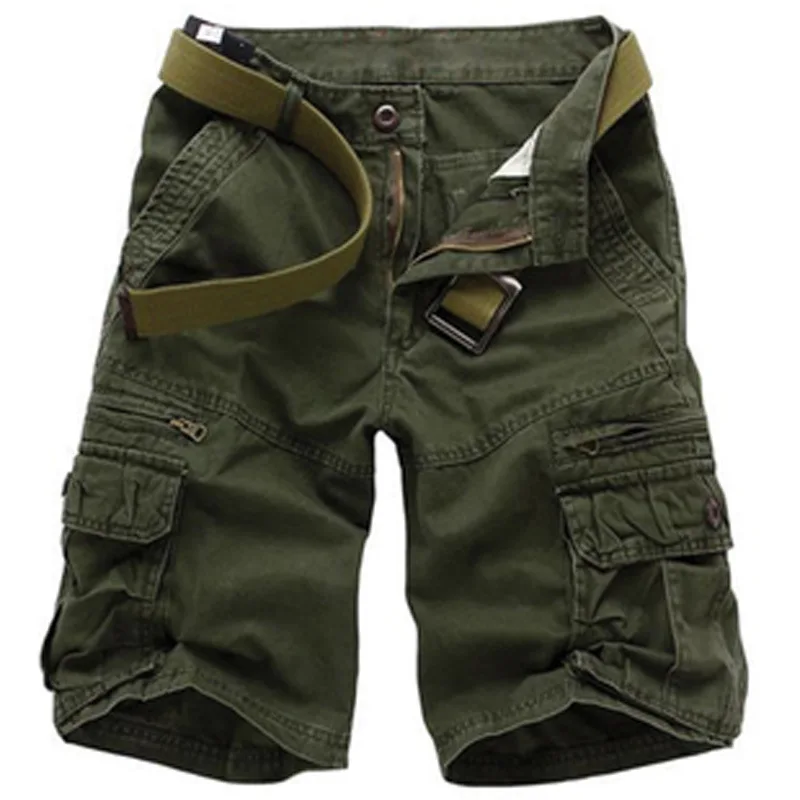 Pantaloncini Cargo Da Uomo In Cotone 100% | Modello Chino Con 6 Tasche | Comodi E Traspiranti Per Estate E Lavoro | Taglie Forti S-5XL