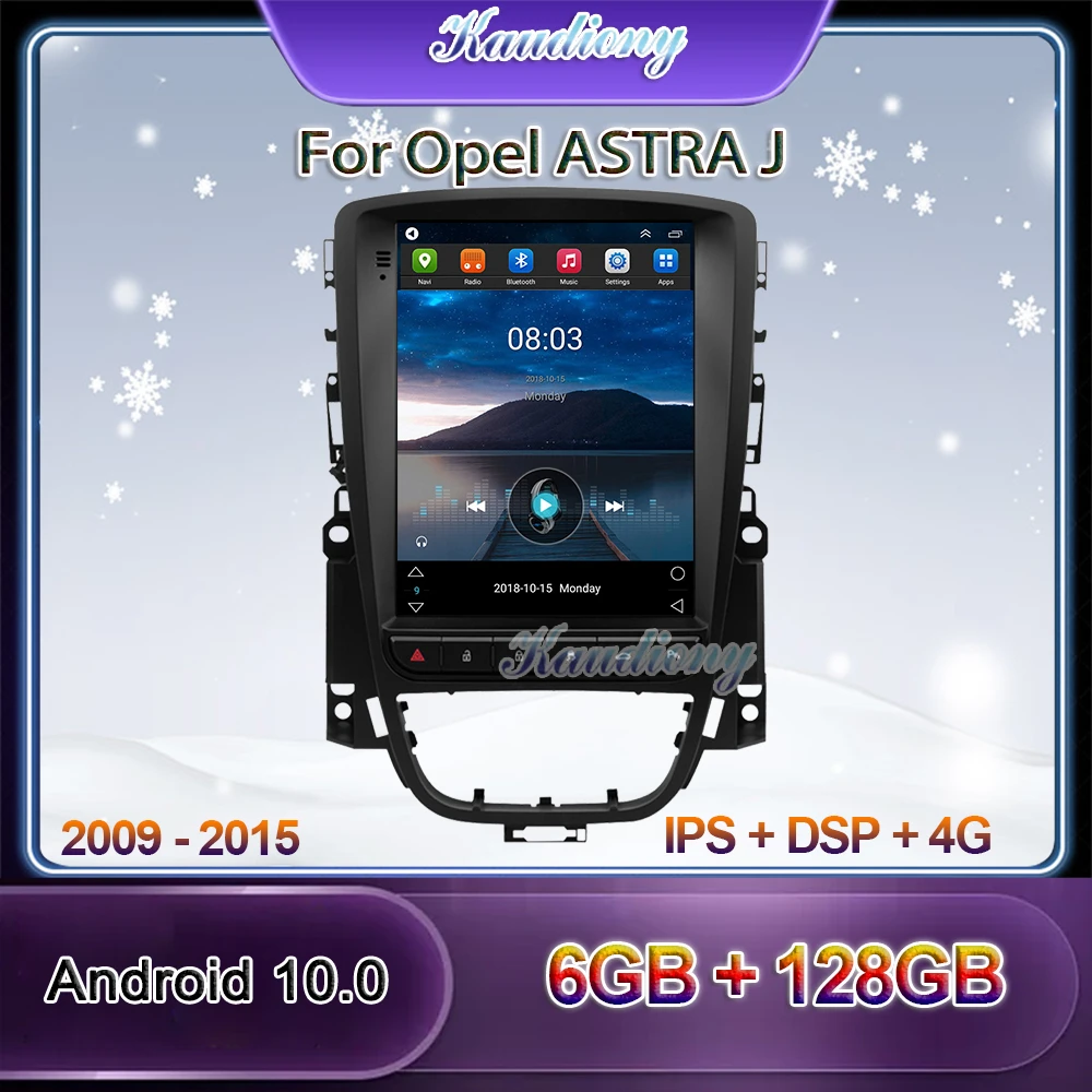 Kaudiony 10 4 Tesla Style Android 10 0 Car Radio For Opel Astra J Car Dvd Multimedia Player Auto Gps Navigation Video 4g Stereo Car Multimedia Player Aliexpress