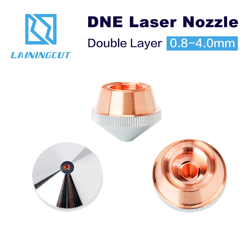 

LSKCSH DNE Fiber Laser Nozzles Double Layer Caliber 0.8-4.0mm For DNE Fiber Laser Cutting Head machine Parts original factory