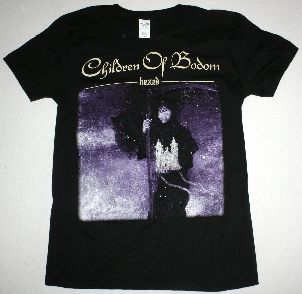 Children of Bodom Band T Shirt Womens Short Sleeve Novelty Crew Neck Cotton Tee Children of Bodom Band T Shirt Womens Short Sleeve Novelty Crew Neck Cotton Tee