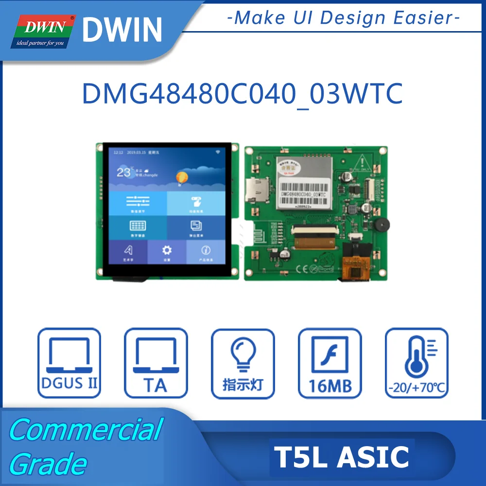 DWIN 4 0 дюймов 480xRGBx480 16 7 M цветной IPS экран CTP умный телефон | Электронные компоненты и