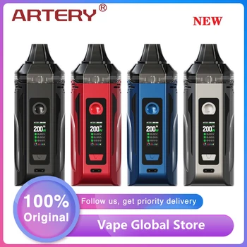 

New Original Artery Nugget GT Pod Kit Power by Dual 18650 Battery Max 200W Output Box MOD Pod Kit vs Target pm80/ Aegis boost