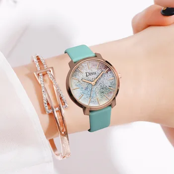 

Leather Women Watches Luxury Wrist Watch Fashion Ladies Watches Girl Gift Elegant Women's Quartz Wristwatch Relogio Feminino