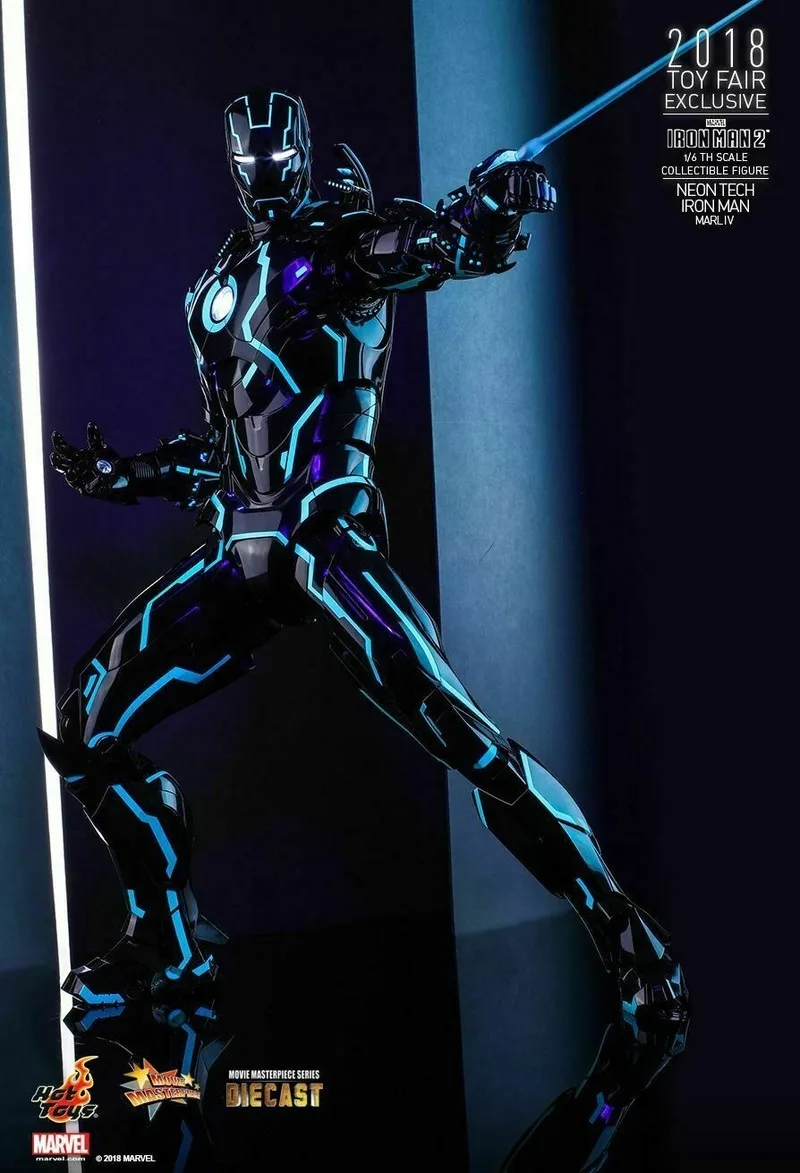 Hot Toys Iron Man Mark IV 4 Neon Tech 