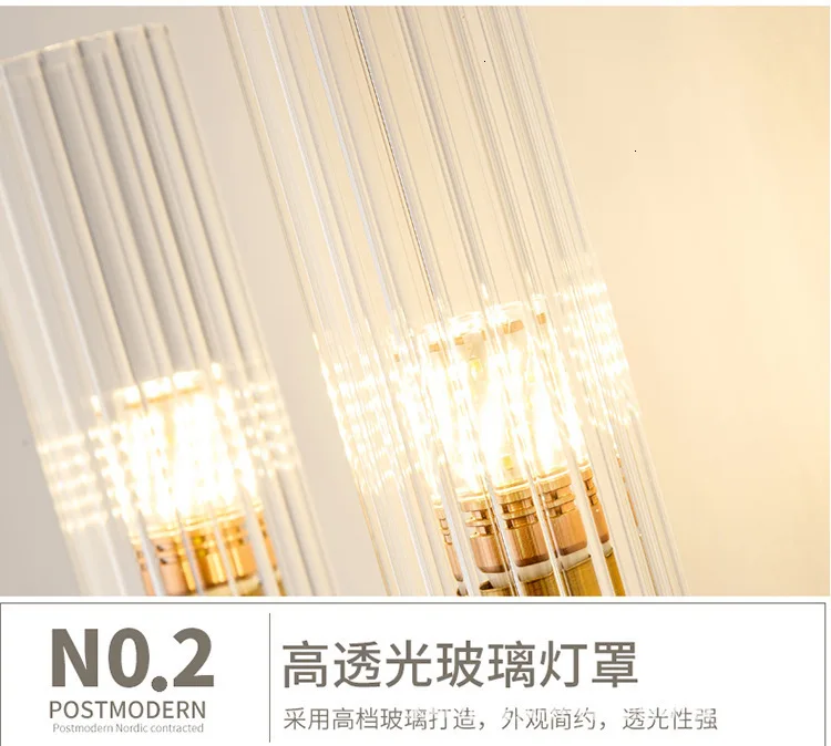 Modern American Luxury Crystal Wall Lamp Simple Living Room Bedroom Bedside Lamp Decor Home Wall Sconce Light Fixture Luminaria