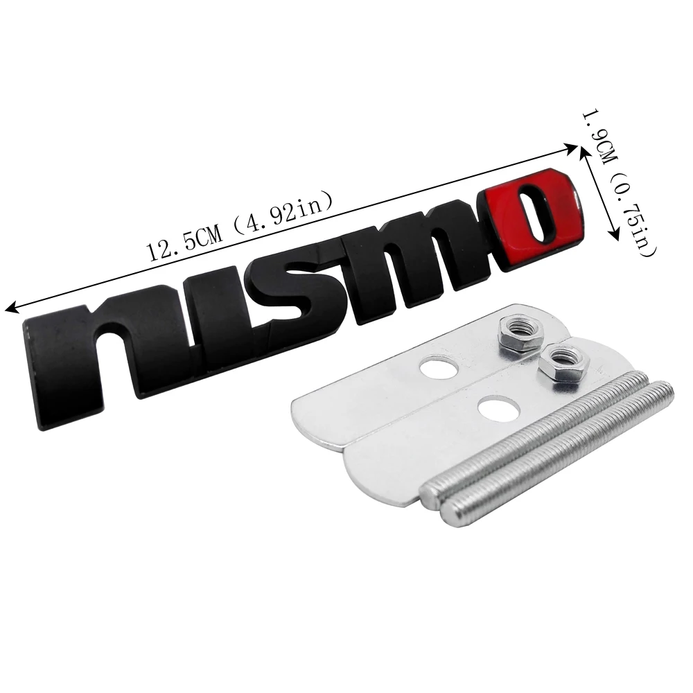 Металлическая 3d наклейка с эмблемой передней решетки автомобиля для Nissan Nismo Altima