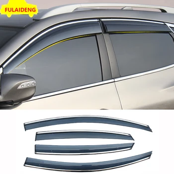 

For Cadillac XTS 2015-2018 Window Visor Deflectors Sun Guard Rain Vent Shield Eyebrow Decorative Trim Car Styling Accessories