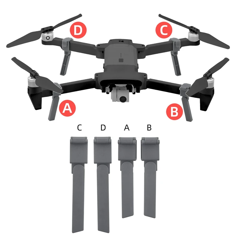 Горячая 3C-4PCS шасси светодиоды пропеллеры повышение стенд для Xiaomi FIMI X8SE Дрон Квадрокоптер