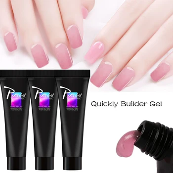 

Poly Gel set Finger Extend Builder Poly gel Kit Nails Gel Varnish UV Extention Building Gel Hard Gel Nail Polish Top Base Coat