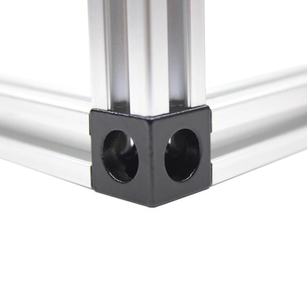 Aluminum Block Cube Prism Connector Wheel Regulator Corner V-slot Three Way Connector 90 degree Angle angle connector aluminum profile accessories