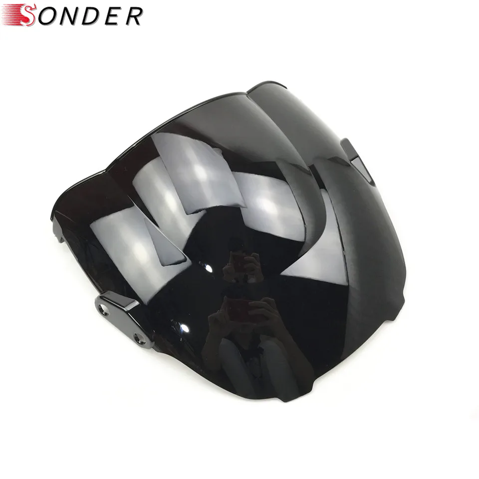 Мотоцикл двойной пузырь лобовое стекло ветер экран для Honda CBR600F CBR600F3 1995 1996 1997 1998 CBR