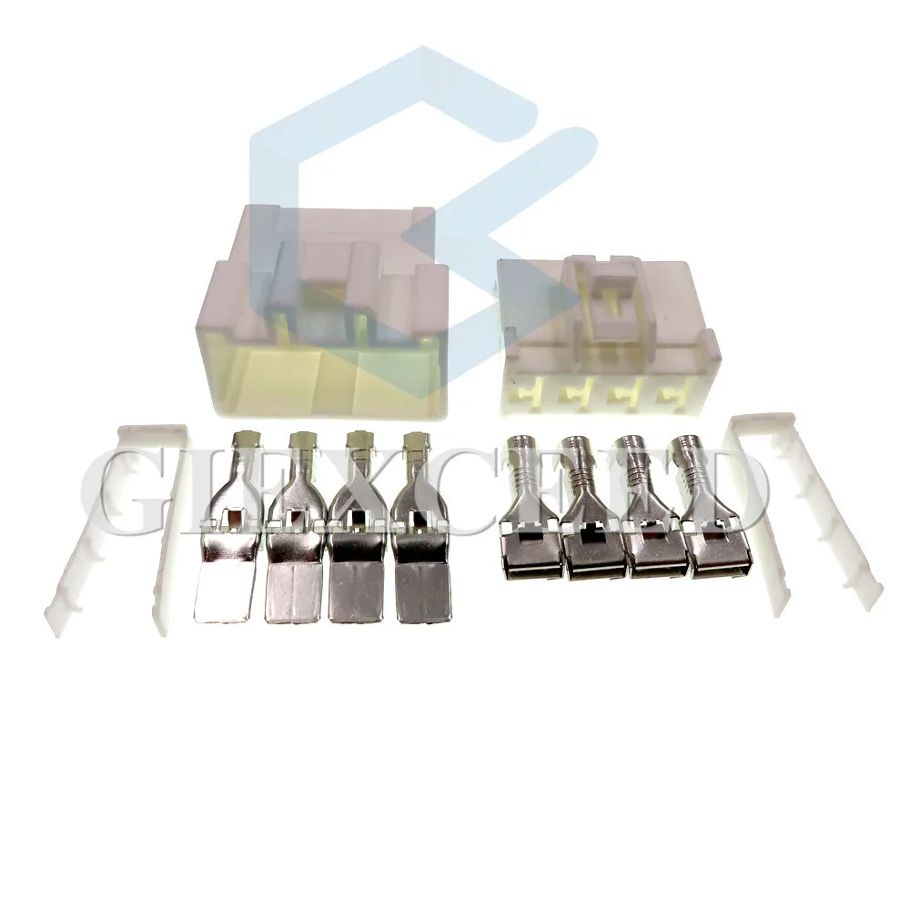 

2 Sets 4 Pin 7283-3040 MG651926 Female Male Auto Electrical Connector 7.8mm Plug Sockets For High Big Current