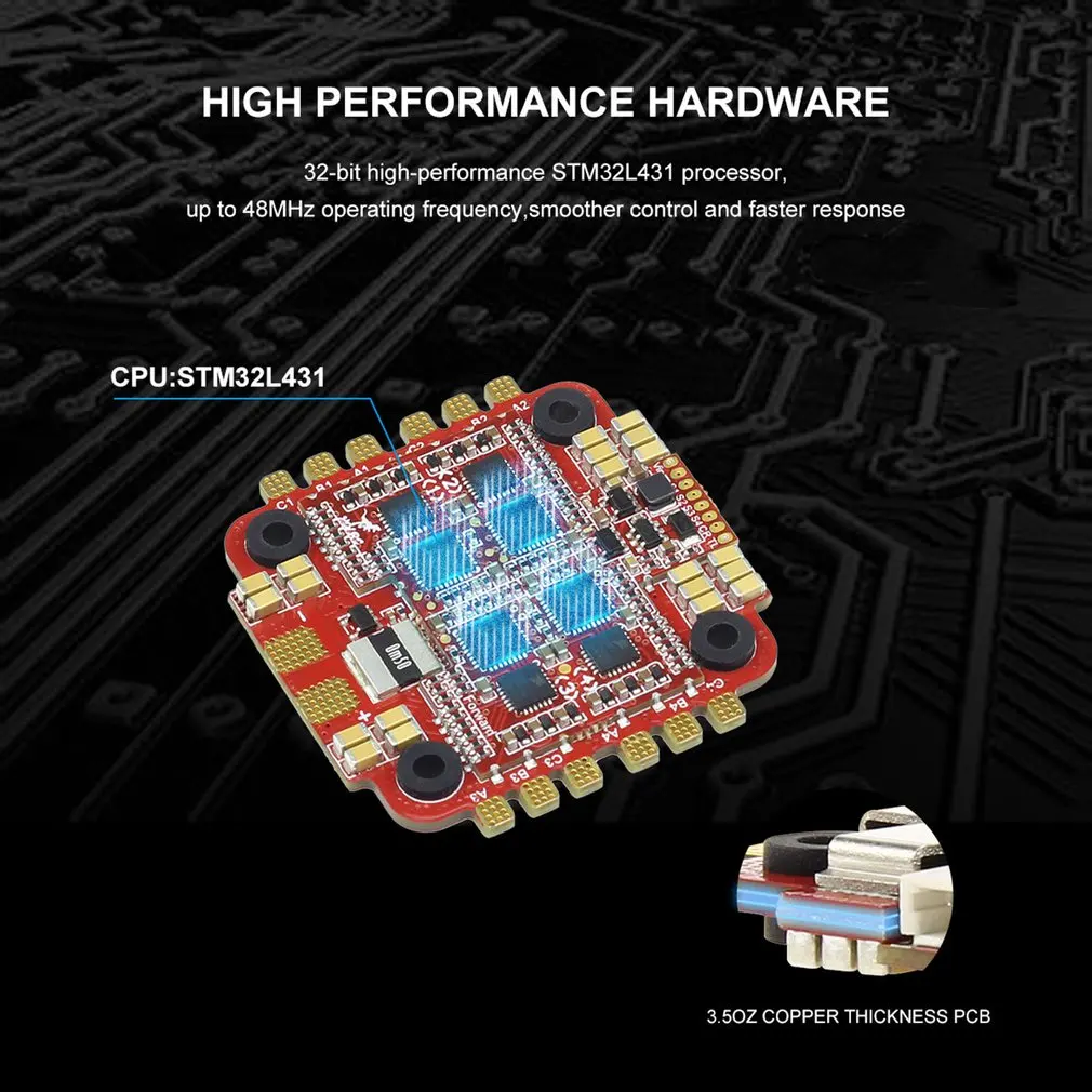 HGLRC Forward 45A 4 в 1 Мини ESC 20x20 мм BLHeli_32 2-6S для FD445 стек FPV гоночный Дрон Квадрокоптер мульти ротор DIY самолет