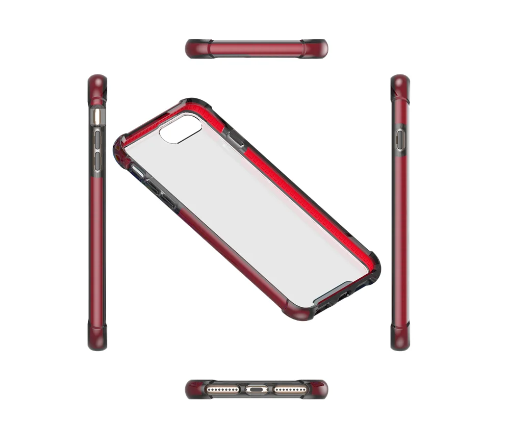 Акриловый чехол с защитой от падения для iPhone 6 6S plus TPU + PC 7plus ударопрочный задней