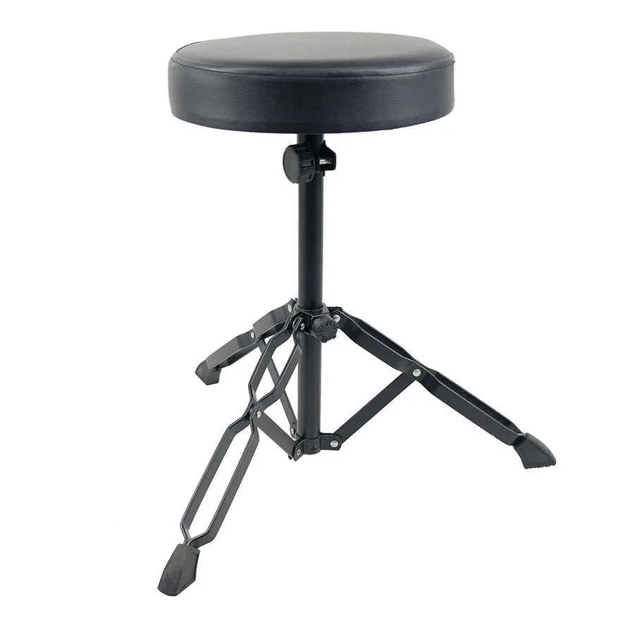 

High Grade Jazz Drum Stool Double Flat Iron Feet gu deng Holder Hard Stool Surface Sponge Thick gu deng Drum Stool