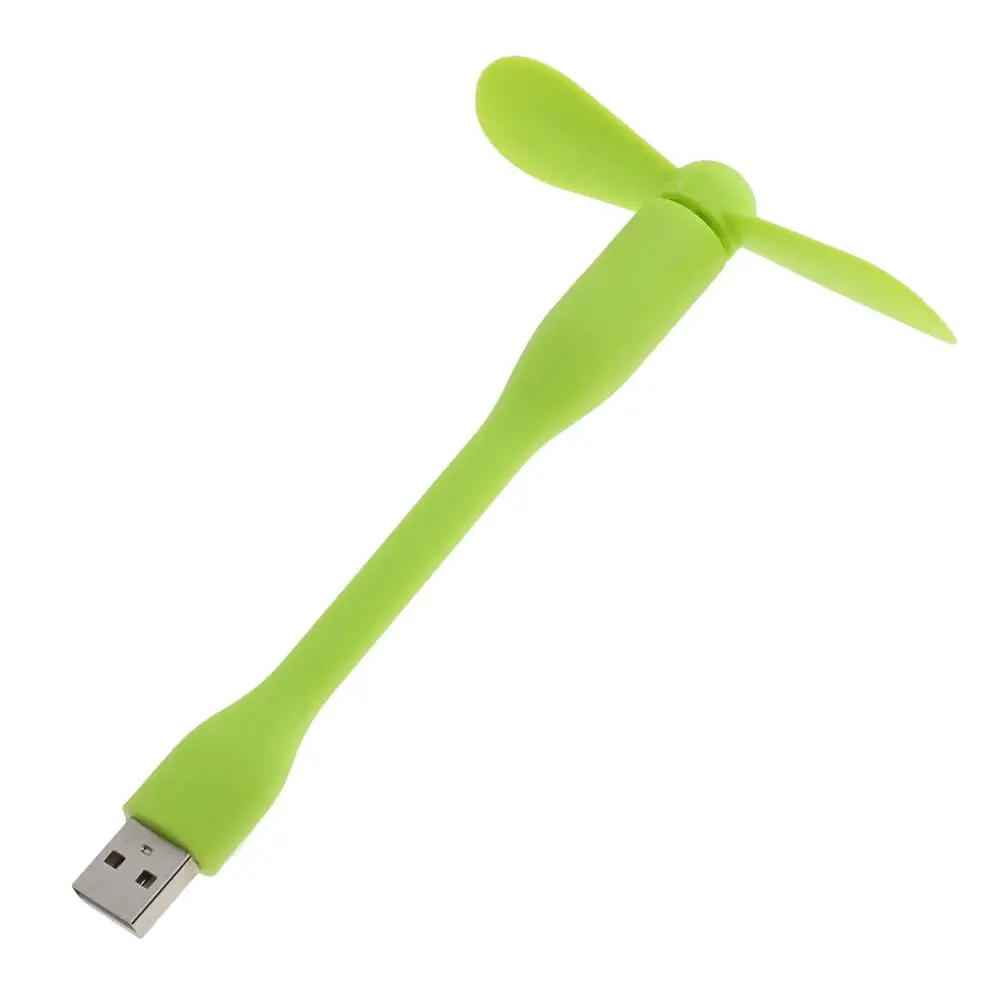 Портативный Гибкий мини USB низкая мощность вентилятора гибкие съемные