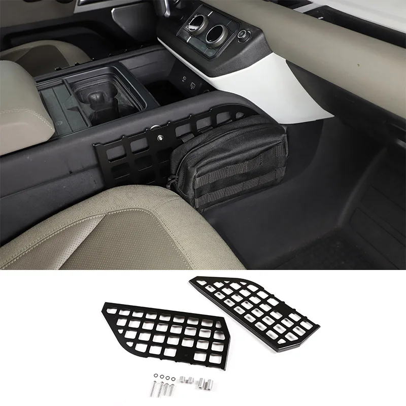 

Для Land Rover Defender 90 110 2020-2022, алюминиевый Автомобильный Центральный контроль, боковая стойка для хранения сумок, многофункциональная стойка, автомобильные аксессуары