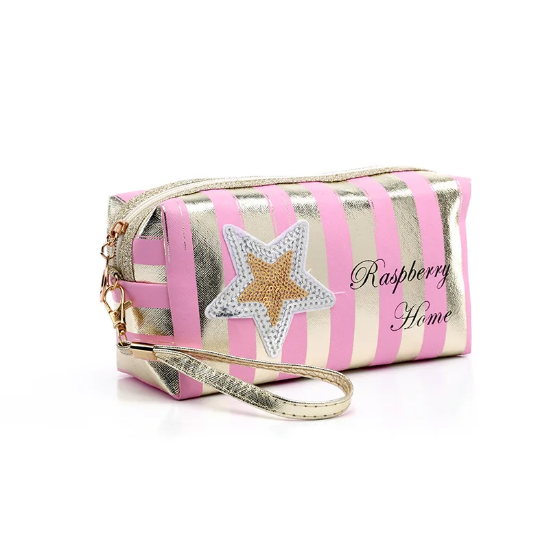 B pink Женская косметичка для путешествий, розовые лазерные косметички, косметичка для туалетных принадлежностей, косметичка на молнии, косметичка, органайзер, чехол для хранения, сумки - Color: B pink