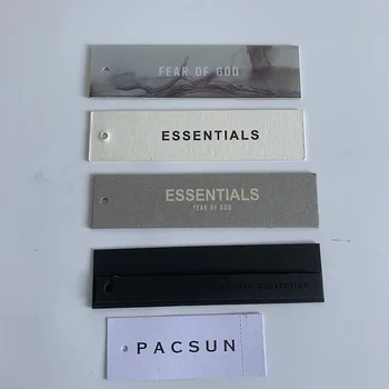 

Fog essentials accessories tag tag main mark hanging grain sling rope washing label clothing accessories cloth label wholesale