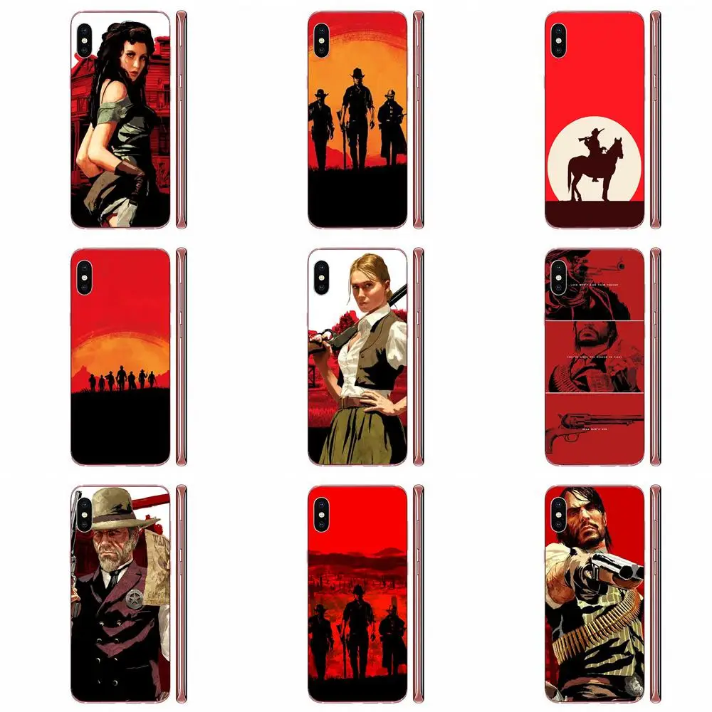 Модный силиконовый чехол Red Dead для Xiaomi CC9 CC9E Mi 3 4 4i 5 5S 6 6X 8 9 SE Play Plus Pro Lite A1 Mix 2 Note |