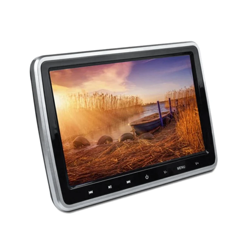 

10 Inch Digital Tft Lcd Screen Auto Car Headrest Monitor Usb/Sd Dvd Player Build-In Ir/Fm/Speaker With Game Disc Hdmi Remote C