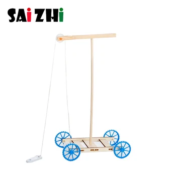 

Saizhi Car Physical Creation Develop Learning Educational Toy Technology Gravity Power Trolley Physics Science Experiment Toys