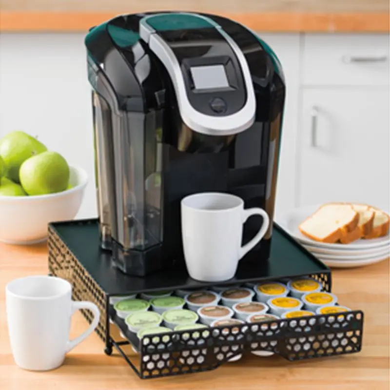 

Coffee Pod Holder, Coffee Machine Stand, Drawer Storage Holder, Pod Dispenser Accessories