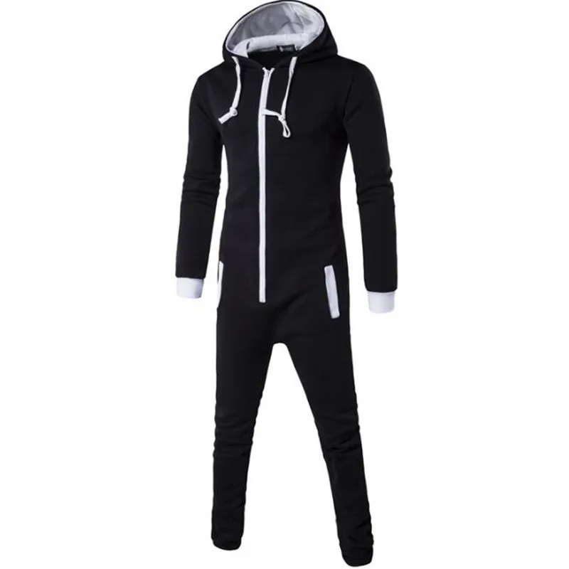 

High quality new European and American men zipper rest fashion pants loose outdoor fitness suit