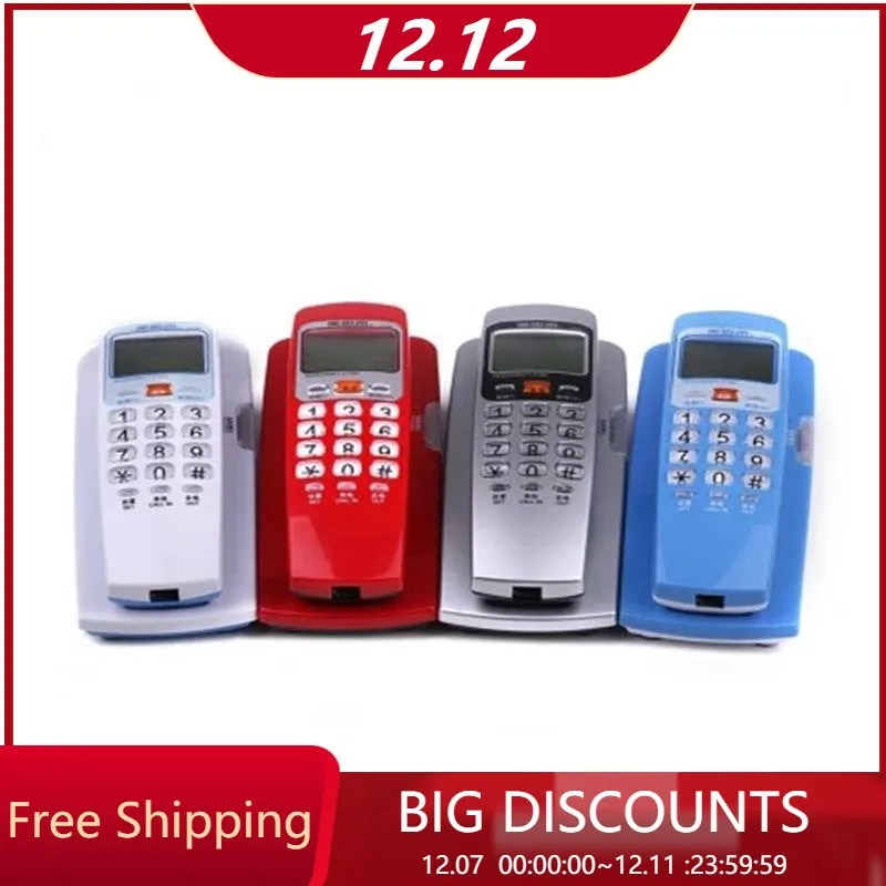 

Corded Phone telÃ©fono duo Caller ID Wired Telephone Landline Desk Put Extension Phone For Home Office Hotel Landline
