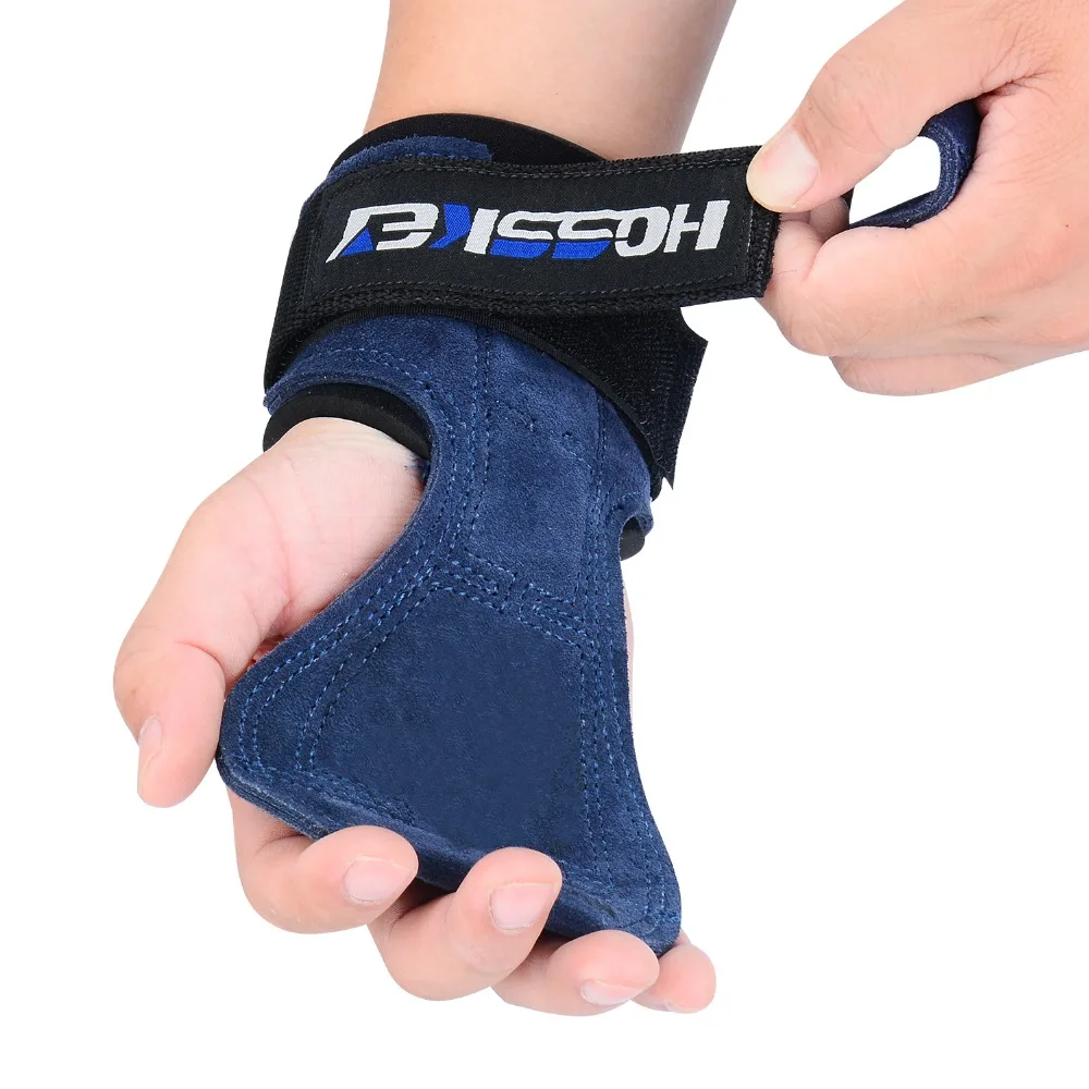 Hand Grips Pro Weight Lifting Gloves Heavy Duty Straps Alternative Power Lifting Hooks Best Deadlifts Adjustable Neoprene Padde