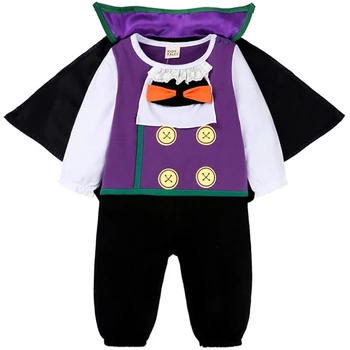

Baby Clothes Vampire Halloween Costumes With Cloak Boy Onesies New Spring Autumn Cotton Romper Cute Infant Baby Cosplay Outwear