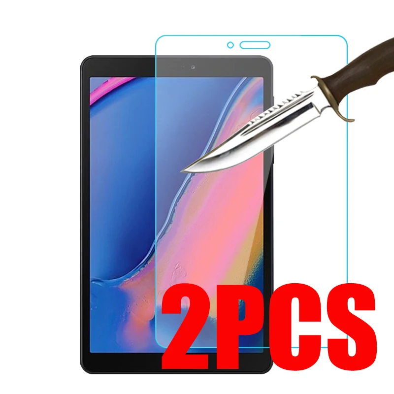 Screen-Protector Glass SM-T285 SM-P200 Samsung Galaxy 2PCS for Tab A6 A4S SM-295
