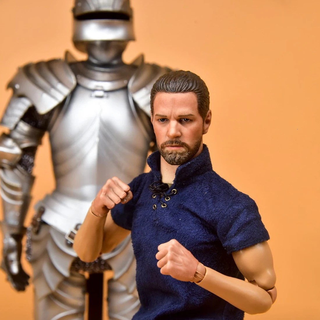 Rowsfire 1/6 30 см модель средневекового солдата Реалистичная голова скульптура DIY подвижный Готический Рыцари Военная фигура высокое качество