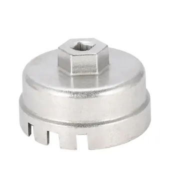 

Oil Filter Wrench 64.5mm 14 Flutes End Socket Square Drive Cap Remover Tool Auto Car Repair Tools for Highlander LEXUS Toyota