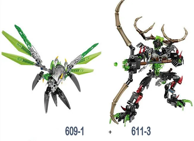 XSZ 612-2 Биохимический воин BionicleMask светильник Bionicle Umarak Uxar Строительный блок совместим с игрушками Bionicle Bela