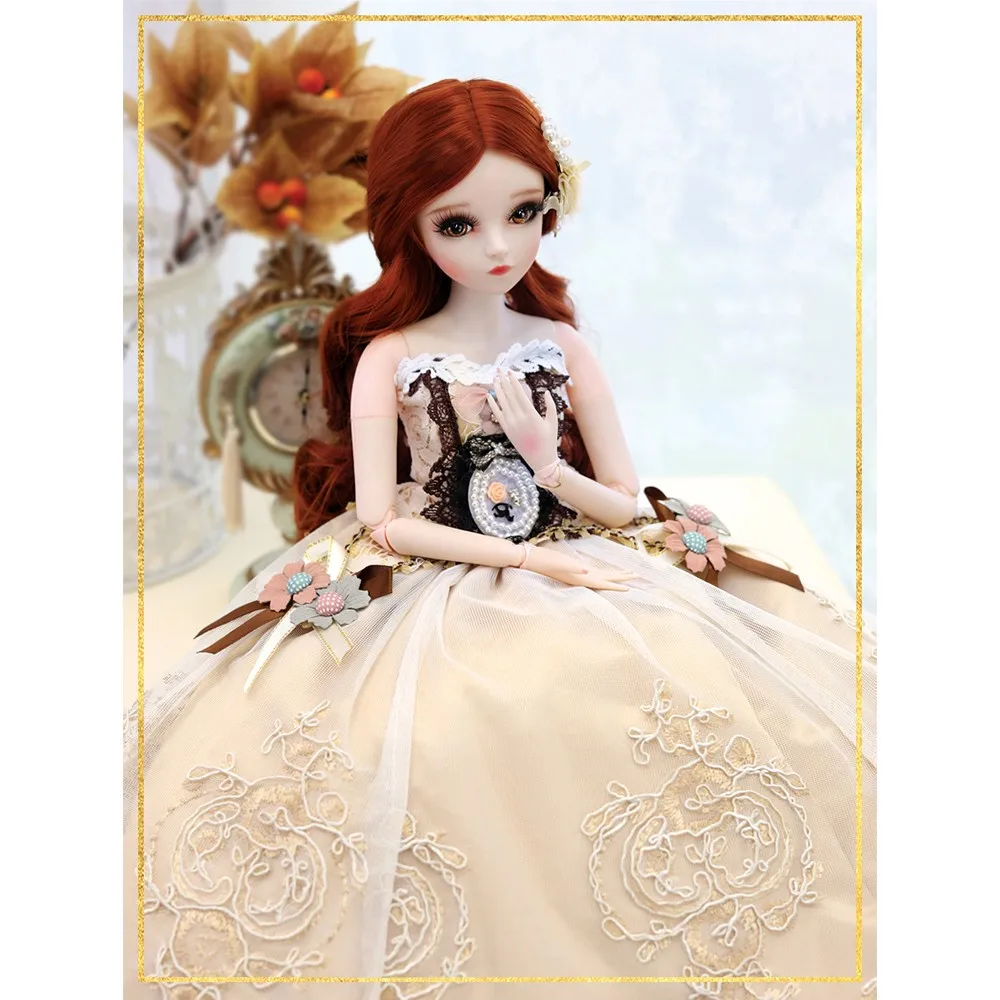 BJD, 1/3, куклы, макияж, полный набор, Модная Современная BJD кукла, ручная модификация, 60 см, BJD, куклы принцессы для девочек, подарки на день рождения, детские игрушки - Цвет: BB6201-2