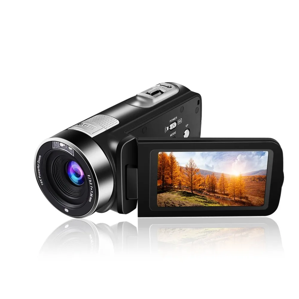 5,0 м HD CMOS сенсор 3,0 дюймов TFT вспышка цифровая камера 24,0 МП FHD ЖК-экран вращения цифровая камера с 16X цифровым зумом