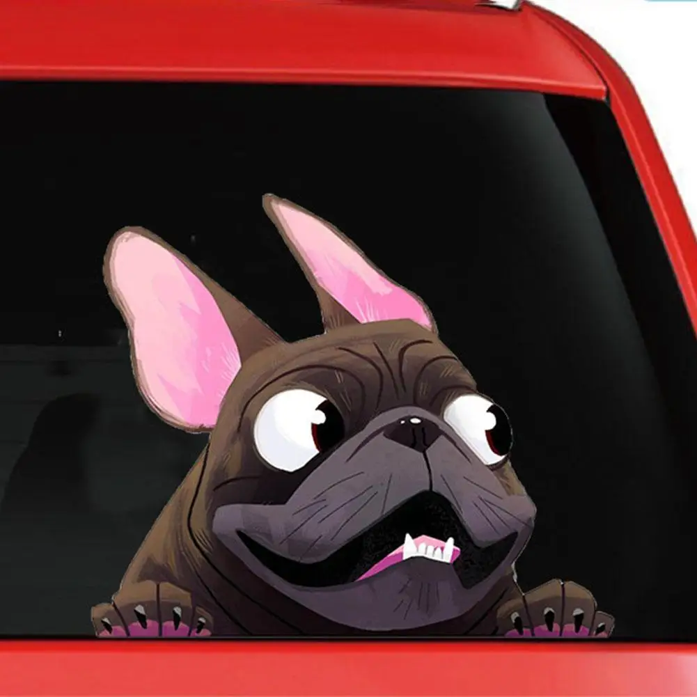 

1pc 3D Car-Styling Vehicle Window Lovely Cartoon Dog Decals Sticker Decor Wall Home Bedroom Car Windows Decoration