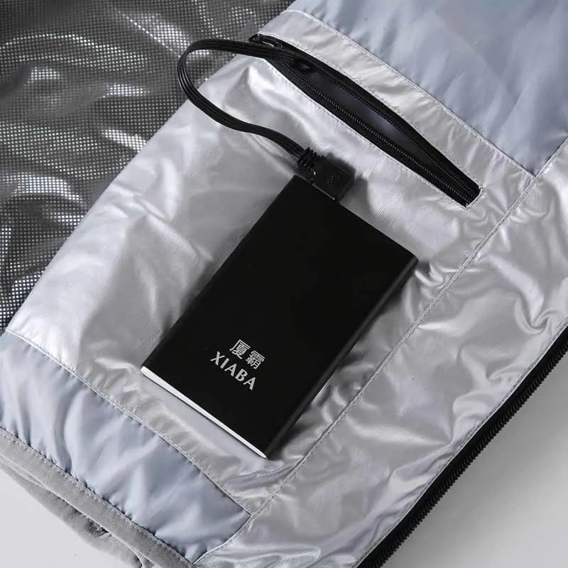 Куртки с подогревом мужские уличные модернизированные USB инфракрасный тепловой жилет куртки зимние углеродного волокна электрическая Термоодежда Waistco
